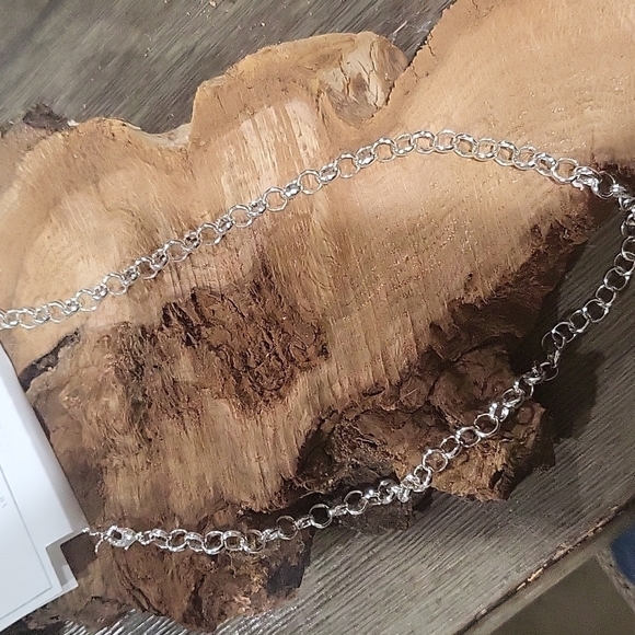 Mia & Amelia Jewelry - NWT Mia & Amilia fine silver plated 18"-20" necklace